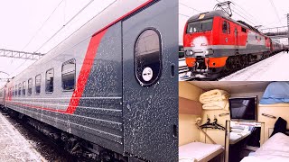 Trans-Siberian Railway Winter Journey - part 7: Tyumen - Ekaterinburg on Premium Train №  013Н