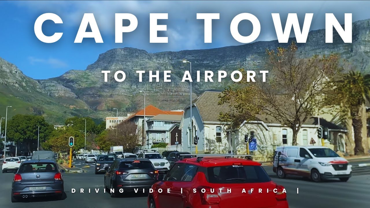 Driving to Cape Town International Airport | South Africa | Western Cape |