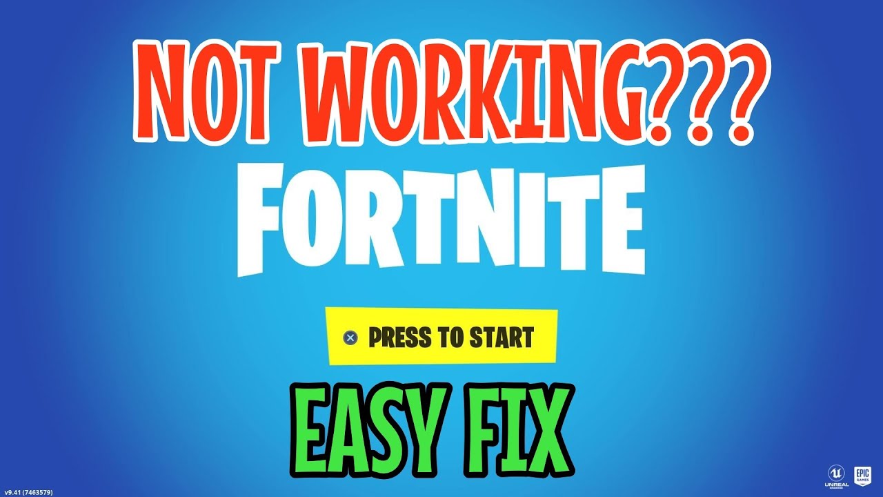 How to fix the PRESS X TO START glitch on fortnite on ps4