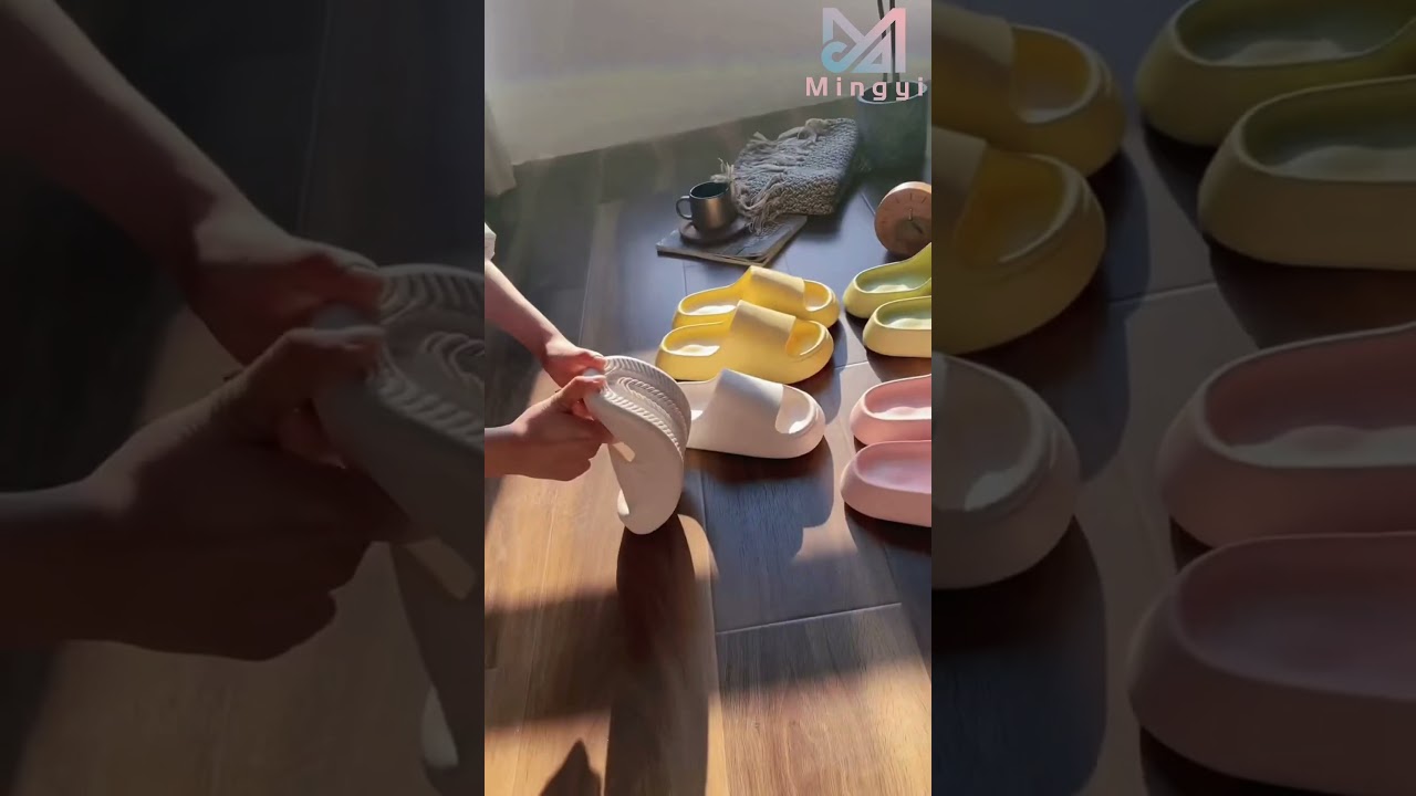 Custom colorful home slippers | Portable & Waterproof | Slides supplier 