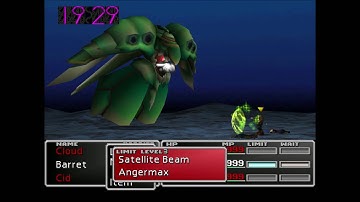 FFVII - Barret - Angermax vs Emerald Weapon (HQ)