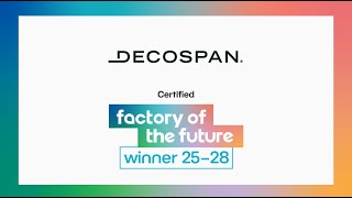 Decospan Wins The Factory Of The Future 2025 Certification From Agoria Sirris Innovation Forward