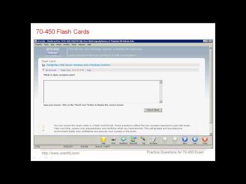 uCertify 70-450 Practice Test