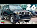 Mahindra Scorpio N Z6 Diesel Manual (GST 2.0✅) – The Beast Returns with Power, Style & Performance!