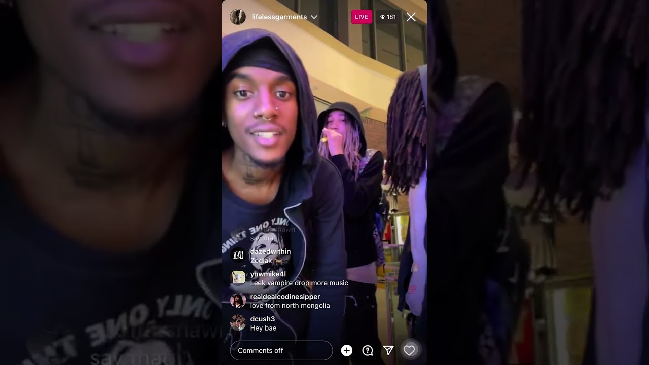Lifelessgarments x Zodiak IG Live Instagram Stream 1/19/24