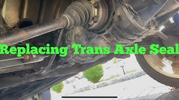 Replacing Trans Axle Seals On My 72 VW Bus