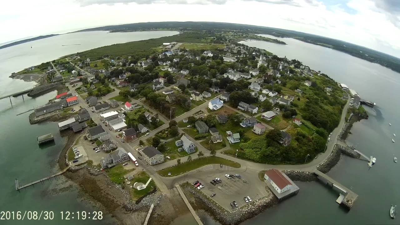 Lubec Maine downtown water front YouTube