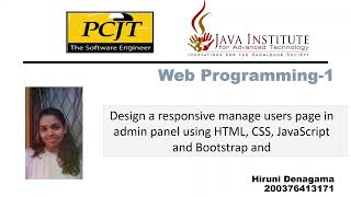 WEB PROGRAMMING-1             TASK 43