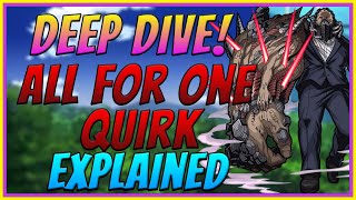 All For One Quirk Explained What Is It? My Hero Academia Deep Dive We The Celestials Anime Lore