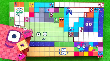 Looking for Numberblocks NEW 327 Puzzle Tetris Shape | ASMR chirping of birds