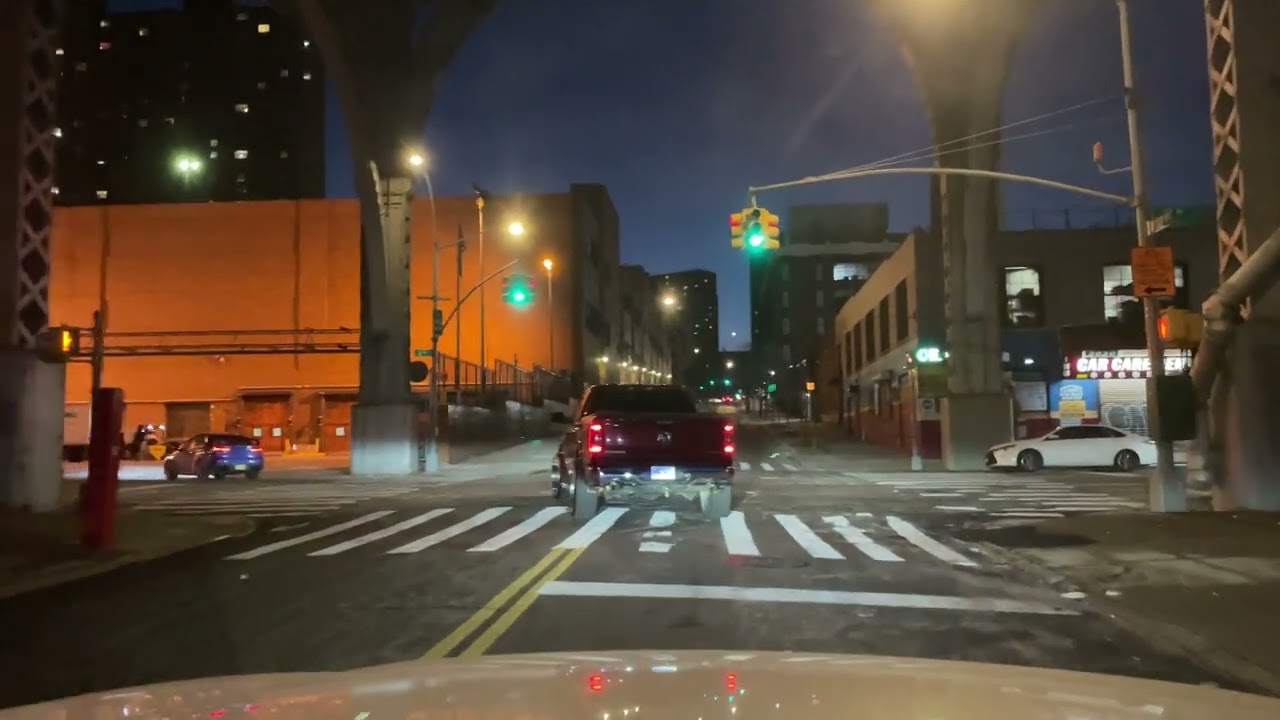 WWG 4K Drive 🌅: Бронкс, Ган-Хилл / Манхэттен, Гарлем - Henry Hudson Pkwy @ dawn pt2of2 2026-01-5