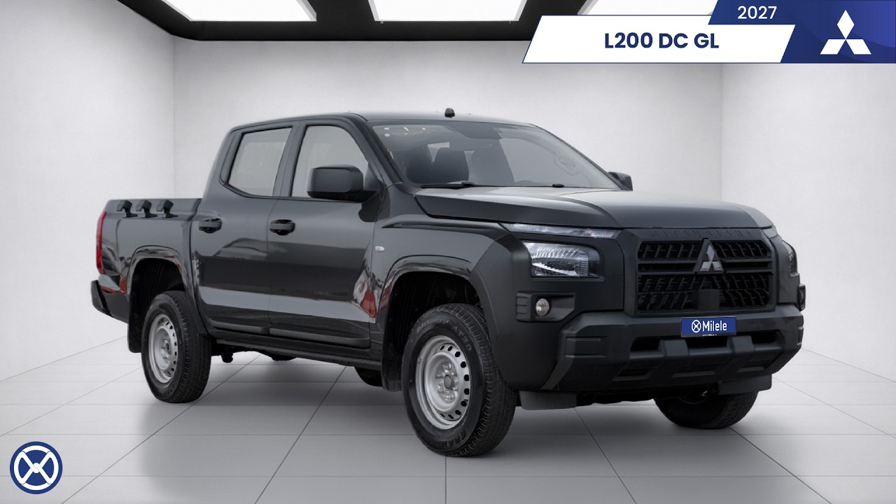 (LHD) MITSUBISHI L200 DC GL 2.4D MT 4X4 MY2027 – GREY video