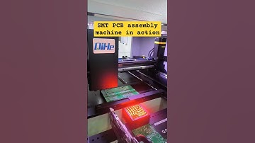 SMT PCB Assembly machine in action  #shorts #pcbassembly #smtpcb #smd #electronics #makeinindia #pcb
