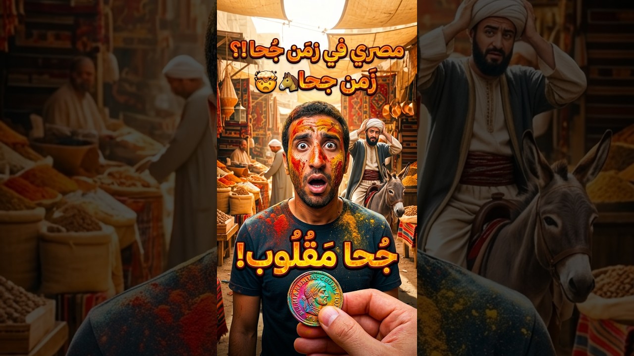 مصري في زمن جحا!؟ 🤯🐴 جحا مَقْلُوب! (شوف الذكاء!) | سوق القصص