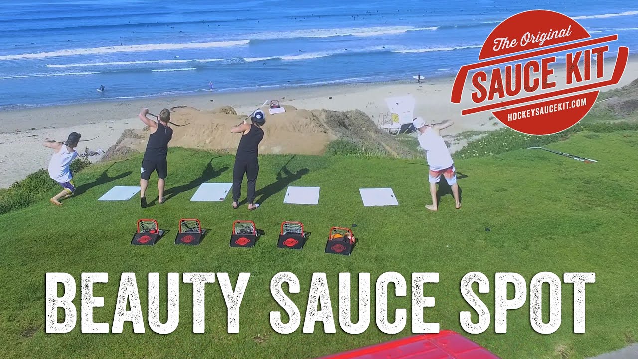 Hockey Trick Shots & SAUCE / Original Hockey Sauce Kit YouTube