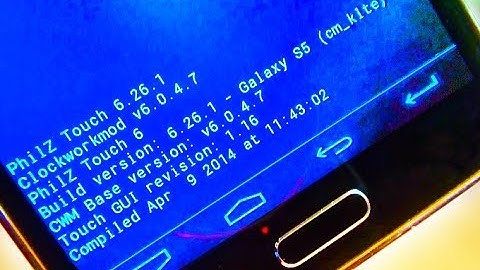 Samsung Galaxy S5 How to Install CWM