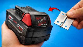 🔋Never Buy Drill Batteries Again! Use a Hinge and Watch What Happens!😱 Net Worth