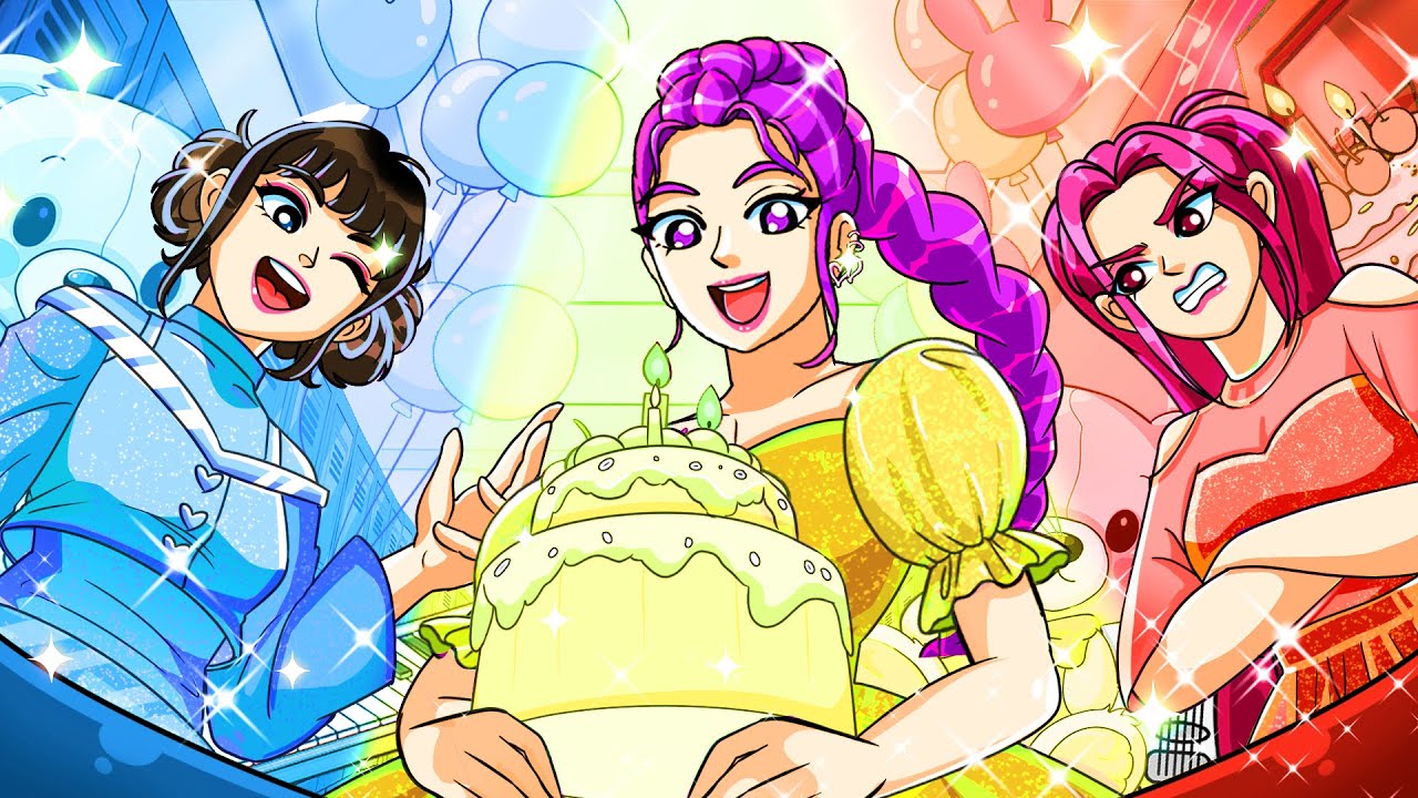 BUYING EVERYTHING in ONE COLOR for 24 HOURS! | KPop Demon Hunters Animation