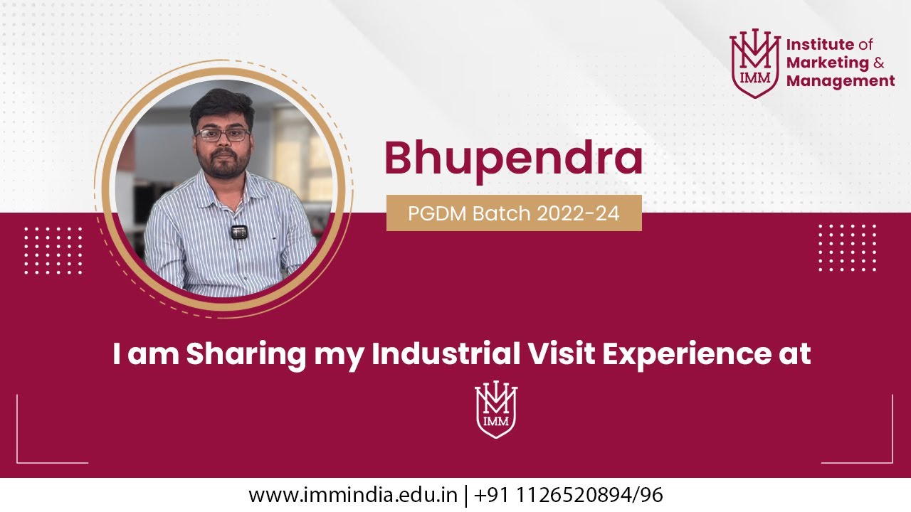 IMM Student Bhupendra Shares His Visit Experience at DLF Emporio