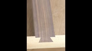 Japanese Woodworking Joinery Arigata Koshikaketsugi - 包み蟻形腰掛継 -