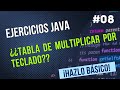 ¿Cómo realizar una algoritmo que muestre la tabla de multiplicar? - Ejercicios Básicos JAVA #8