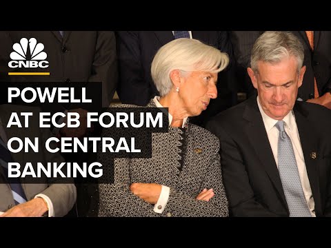 Powell, Lagarde and other central bank governors speak at ECB Forum on Central Banking–6/28/23