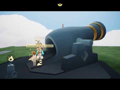 Sky: Children of the Light - Hidden Easter Egg Office Area + Cannon + 5-Person Piggyback Ufo Walkthrough