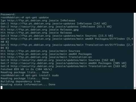 Debian 8 Sudo Installation and Configuration
