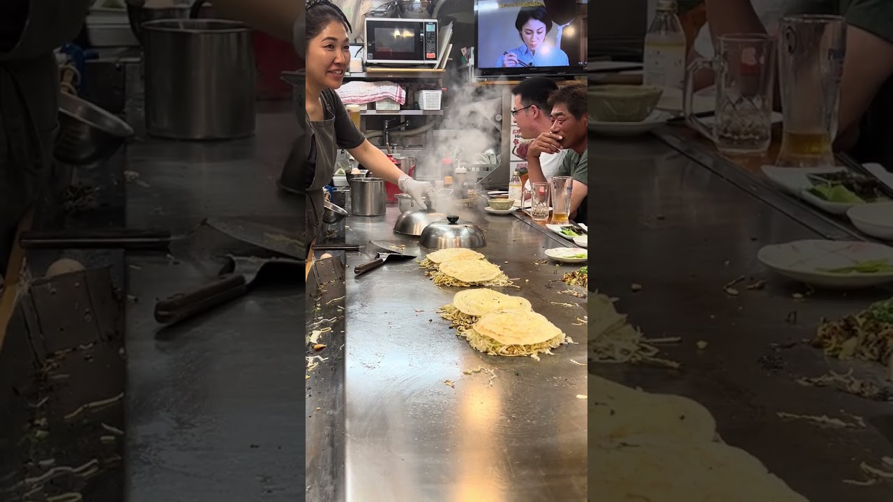 Okonomiyaki in Hiroshima