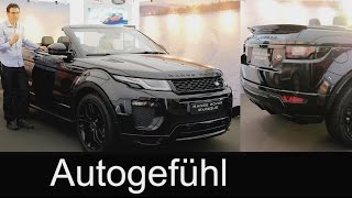 Career Overview All-new Range Rover Evoque Convertible Cabriolet in-depth PREVIEW exterior/interior 2017 neu