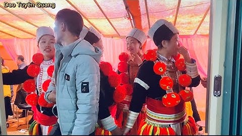 Hình Ảnh Đẹp Đi Đám Cưới Dân Tộc Dao Đỏ Tại Nà Chẻ Yên Hoa | Dao Tuyên Quang