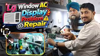 LG Window AC Display Problem Fix 😱 आसान तरीका | PCB Repair Trick ⚡ 100% Working 🔥