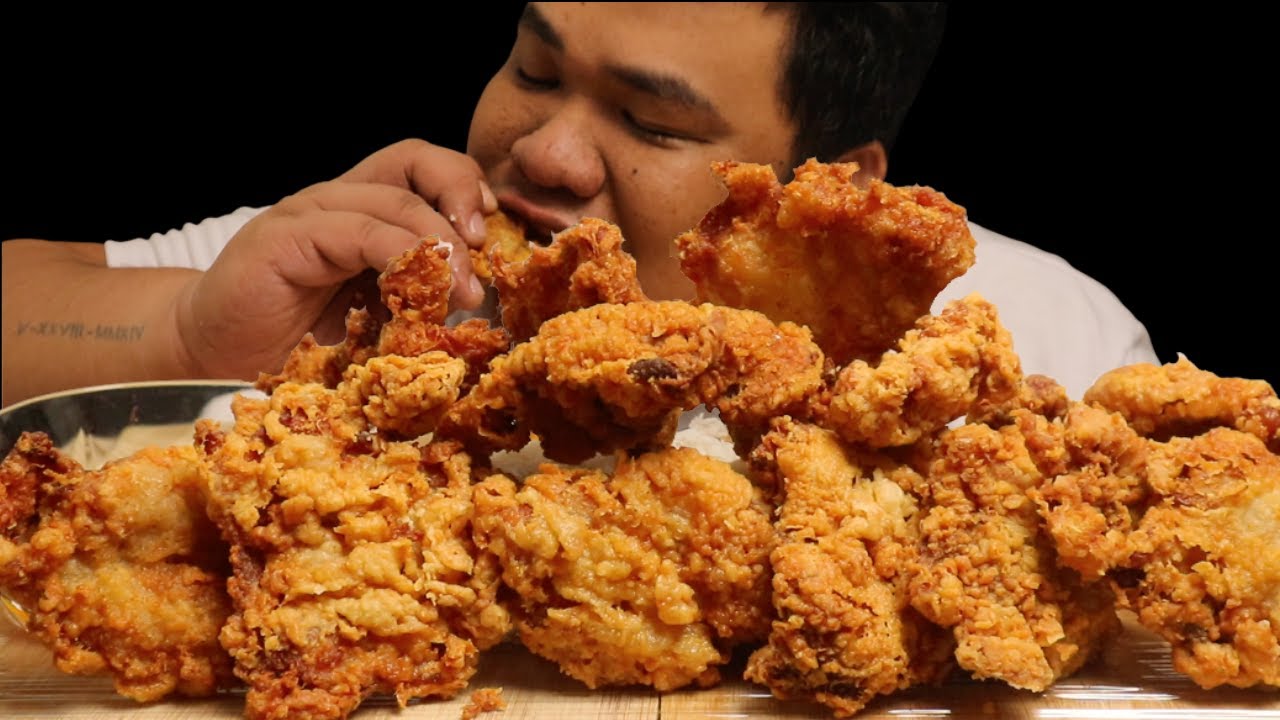 CRISPY CHICKEN SKIN MUKBANG ASMR | MUKBANG PHILIPPINES