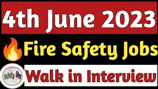 Walking Interview TaTa Projects Fire Safety Job #safetyofficer Fire🔥 Safety Jobs in TaTa #firesafety