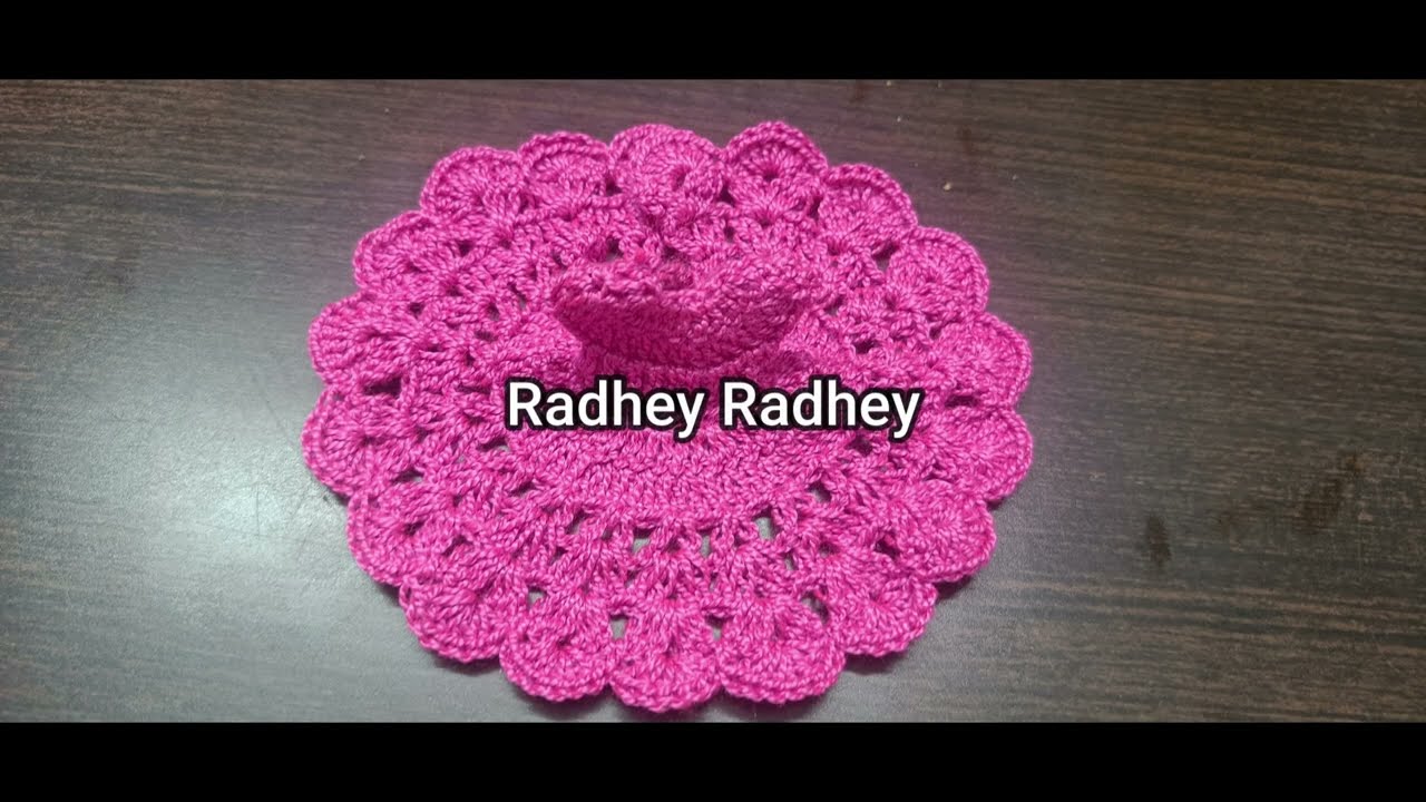 Kanha ji ki Crochet cotton thread dress size 1-2no Radhey Radhey.