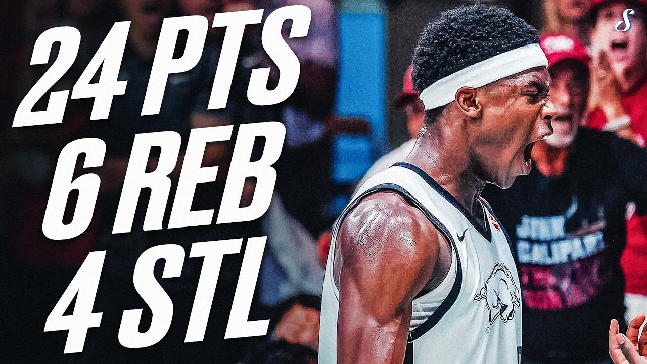 22 First-Half Points?! JJ Andrews Went OFF | Arkansas vs Calgary | Baha Mar Summer League