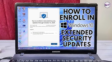 Windows 10 Extended Security Updates | How to Enroll in ESU To Get Free Updates by 2026