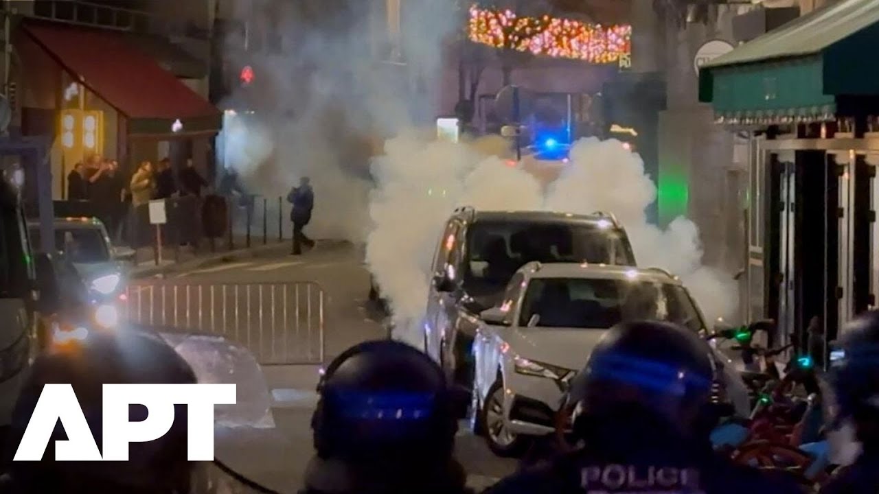 Celebration Turns Chaotic as Morocco Victory Sparks Champs-Élysées Clashes | APT