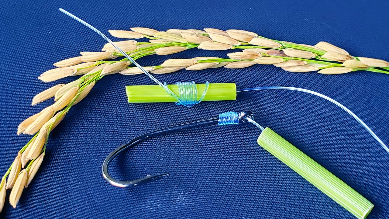 How to Tie Fishing Knots Using a Rice Straw YouTube