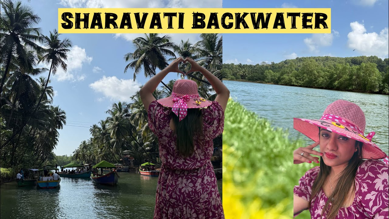 Sharavathi Backwaters, Honnavara — pure calm.”|| Day 2 in Gokarna 🏖️🛶🛶##travel ##gokarna 