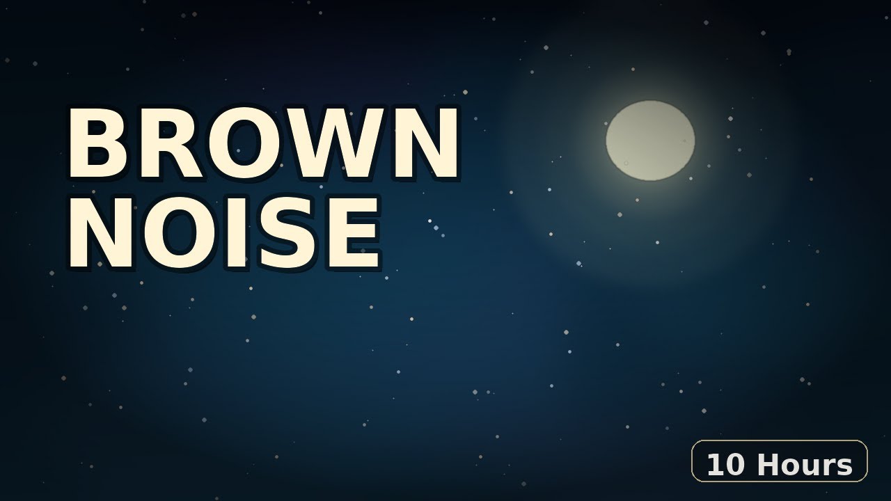 10 Hours Deep Brown Noise for Sleep | Heavy Bass Frequencies | Black ...