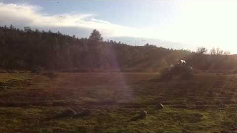 Rzr xp 900 donuts in 4 wheel drive