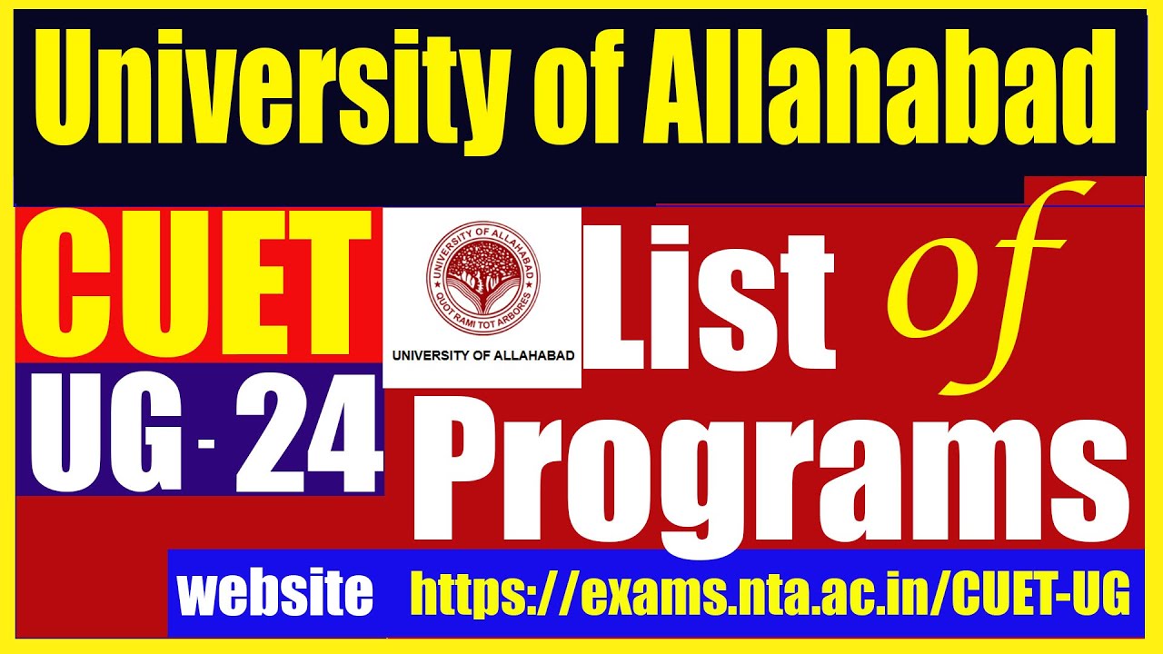 cuet-ug-24-allahabad-university-list-of-ug-programmes-courses