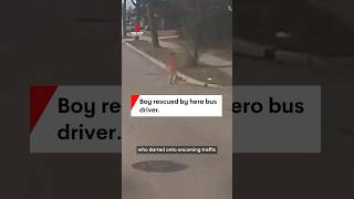 Hero bus driver rescues young boy