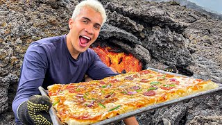 I found the ONLY VOLCANIC PIZZA in the WORLD.