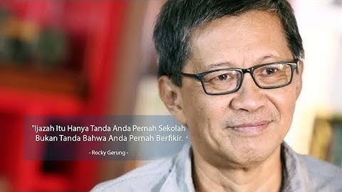 IJAZAH TANDA PERNAH SEKOLAH #rockygerung
