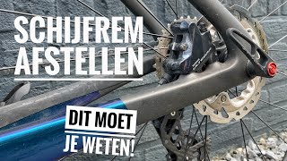 Lopen Je Schijfremmen Aan Bij Een Racefiets, Mountainbike Trekkingfiets? Zo Stel Je Ze Af