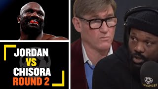 JORDAN vs CHISORA ROUND 2! 🔥😱 Derek Chisora calls Simon Jordan a "TELEPHONE TOUGH GUY!"