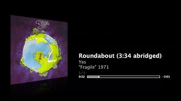 Yes - 3:34 - Roundabout (Short Version) / "Fragile" 1971