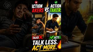 Action Taker vs Action Faker 🔥 | Successful People Mindset 💯 #shorts